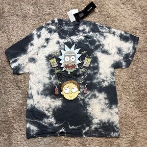 Rick and Morty Graphic Tie-Dye T-Shirt size small